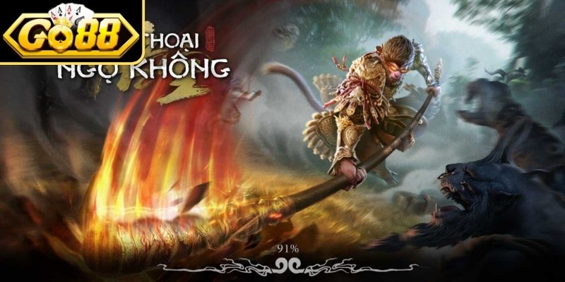 Hắc Thoại Ngộ Không GO88 Xây Dựng Theo Màu Sắc Huyền Ảo 1 Tổng quan về trò chơi nổ hũ hắc thoại ngộ không GO88